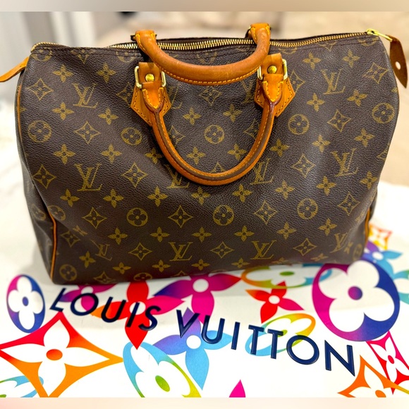 Louis Vuitton Speedy 35 Monogram handbag-EXCELLENT USED CONDITION! - Picture 1 of 12
